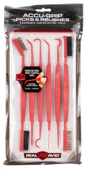 Real Avid Accu Grip Gun Cleaning Picks/Brushes w/Ergonomic Handles AVPBS