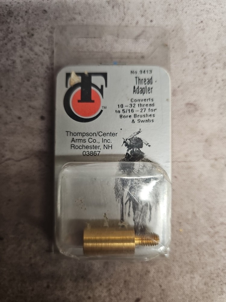 Thompson Center Thread Adapter – 10-32 to 5/16-27 *NEW Old Stock* T/C OEM 🇺🇸