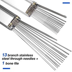 Pieces Torch Tip Cleaner Welding Tip Tool with 13 Wire Set Nozzle Cleaning 12