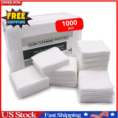 1000PCS Gun Cleaning Patches for Firearms, Highly Absorbent Gun Cleaning Clot..