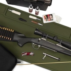 Gun Cleaning Mat Large, Rifle Shotgun Maintenance Mat Anti-Slip Thick Rubber Mag