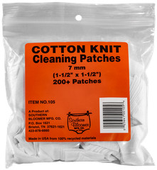 Southern Bloomer 7mm Rifle/Handgun Cotton Knit Cleaning Patches 105
