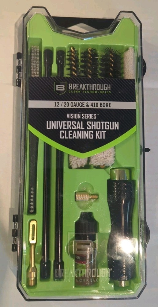 Fact Sealed Breakthrough Vision Series Shotgun Cleaning Kit 12/20 Gauge 410 Bore