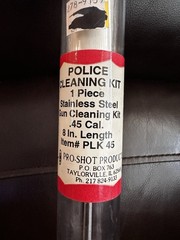 Pro-Shot Products .45 Cal Cleaning Kit, SS Rod & Brush, PLK 45