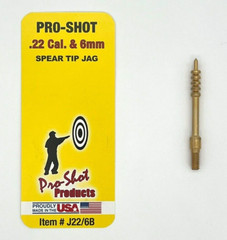 Pro-Shot Benchrest Brush & Spear Tip Jag Set For .22 Cal. Rimfire Pistol