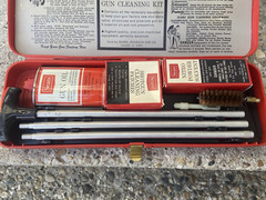 SUPER CLEAN VINTAGE SEARS ROEBUCK 12-16 GAUGE SHOTGUN CLEANING KIT