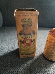Vintage 1937 HOPPE’S No.9 Nitro Powder Solvent Oil With Manual 30% full
