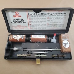 Outers Pistol & Revolver Cleaning Kit .22 Caliber Hand Gun Cleaning Tools
