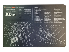 Ultimate Arms Gear Firearm Work/Cleaning Mat Compatible with XD(m) Pistols