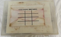 large lot mostly Kleenbore brushes, jags, mops, adapters w/ boxes FREE shipping