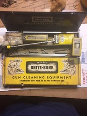 Vintage Mill Run Brite- Bore Gun Cleaning Equipment