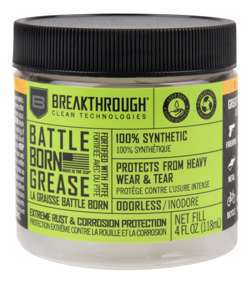 Gun Grease Fortified with PTFE 4 Fl Oz for Rifles and Handguns Rust Protection