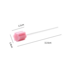 100pcs Disposable Cleaning Cleaner Swab Oral Care Sponge Swab Tooth Cleaning Mou