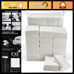 Highly Absorbent Gun Cleaning Patches 3” – 480PCS for .25 Cal to 10/12 Ga Firea