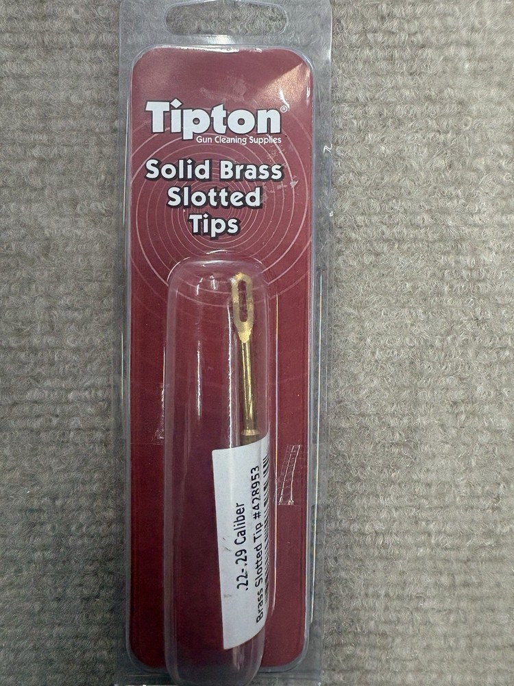 Tipton Slotted Tip Brass Gold .22-.29 Caliber Gun Cleaning 428953