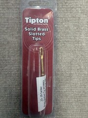 Tipton Slotted Tip Brass Gold .22-.29 Caliber Gun Cleaning 428953