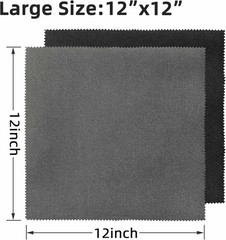 6/12 Pack Microfiber Gun Cleaning Cloth, 12″x12″ Lint Free Gun Cleaning Rags