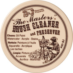 the Masters Brush Cleaner and Preserver – Non-Toxic – Cleans & Restores Art Pain