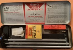Vintage OUTERS Gunslick Shotgun Gun Cleaning Kit 16ga Gauge Rod Tools Case NICE