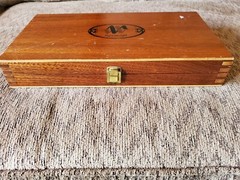 Vintage Aguinaga gun cleaning kit.