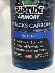 Riptide Armory Advanced Gun Cleaner Attacks Carbon Solvent Liquid Spray 16 Fl Oz