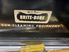 Vintage Mill Run Brite-Bore Gun Cleaning Equipment Set in Original Black…