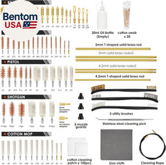 Gun Cleaning Kit Universal Supplies for All Caliber Pistol Rifle Handgun Shotgun