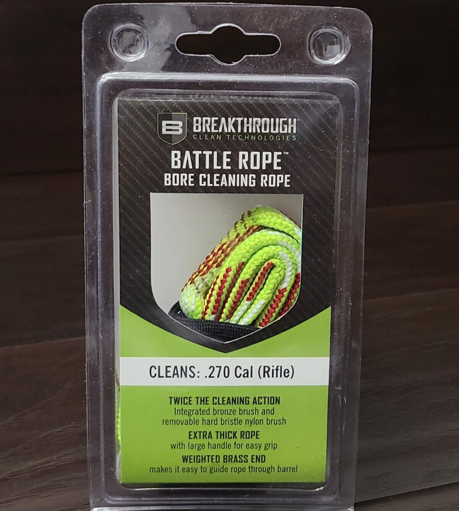 Breakthrough Battle Rope Bore Cleaning Rope / Snake – .270 Cal.