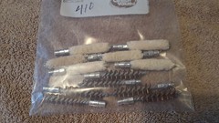 12 Pcs. 410 ga. Cleaning Bore Brushes And Swabs Caliber 410ga Shotgun