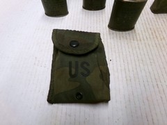 Military Items Tin Cans Gun Cleaning Plus Vintage