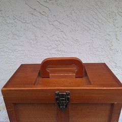 Outer Universal Wood Gun Cleaning Kit Box For Rifles Handguns Shotguns Complete