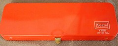 Vintage Sears Roebuck and Co GUN CLEANING KIT No. 6 20222 20-28 ga Metal Box