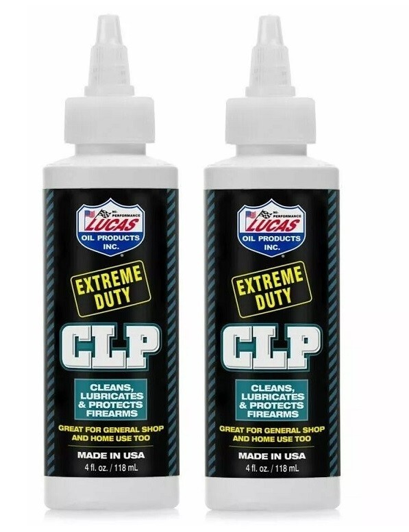 Lucas Oil 10915 Extreme Duty CLP Gun Cleaner Lubricant Protector 4 oz (2 Bottle)