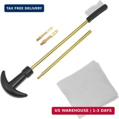 Handgun Cleaning Kit for.22.27.30.357.38,9mm.40.45 Caliber Pistol,with Bronze Bo