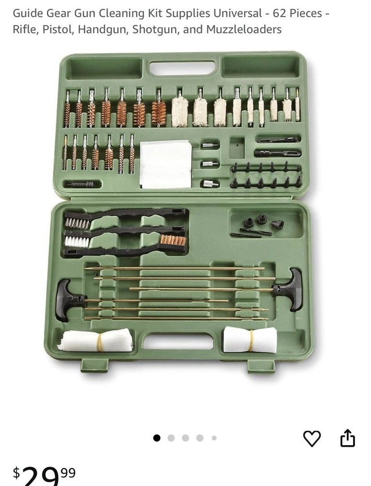 Guide Gear Universal Gun Cleaning Kit 62 Piece Used Twice