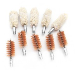 Motanar 10 Pack Bore Brush/Swab Kit,Shoutgun/Pistol 2.9 inches, 12-gauge