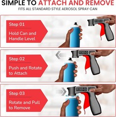 Safeworld Instant Aerosol Trigger Handle Can Gun 2 Pack