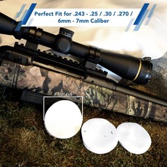 1000PCS Lint-Free Gun Cleaning Patches – Absorbent Round Cloths for All Calibers