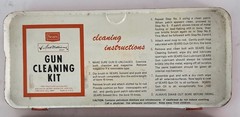 Vintage Sears, Roebuck & Co. Ted Williams Gun Rifle Cleaning Kit Orange Case