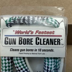 Worlds Fastest Gun Bore Cleaner Boresnake National Tech Labs .38 .357 9mm Pistol