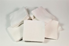 .69-.75 CAL/10-12 GA DRY 3″ SQUARE COTTON CLEANING PATCHES QTY. 500 / EMSS2045F