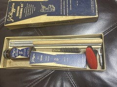 J C Higgins 12 16 Ga Vintage Shotgun Cleaning Kit Number 772 Complete 1960’s