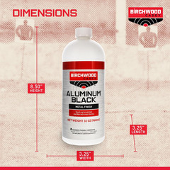 Fast-Drying Fast-Acting Aluminum Black Metal Finish