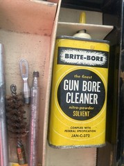 Vintage Mill Run Brite- Bore Gun Cleaning Equipment