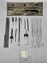 USGI Military Universal Weapon Cleaning Kit Multicam Pouch #G59j