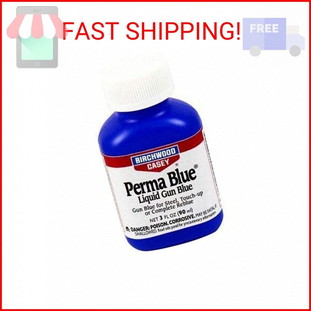 Birchwood Casey Perma Blue Fast-Acting Long-Lasting Spanish Liquid Gun Blue for