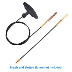 Pistol Rifle Flexible Threaded Bore Cleaning Kit Coated Cable 8″ & 33″ in Pouch
