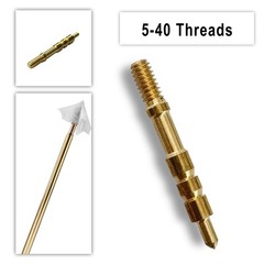 3PCS Gun Jags 17 Caliber Bore Cleaner Pistol Cleaning Kit Solid Brass Slotted…