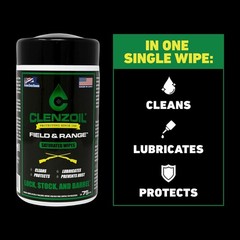 Saturated Gun Oil Wipe Packets for Field & Range – Single-Use Cleaning Towelette