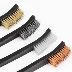 Gun Cleaning Tools Kit Universal Cleaner Set 8 Piece Brass Steel Nylon Brushes